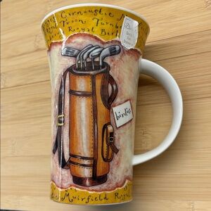 🍀3 for $25🍀 NWT Dunoon Scottish Fine Stoneware gold mug